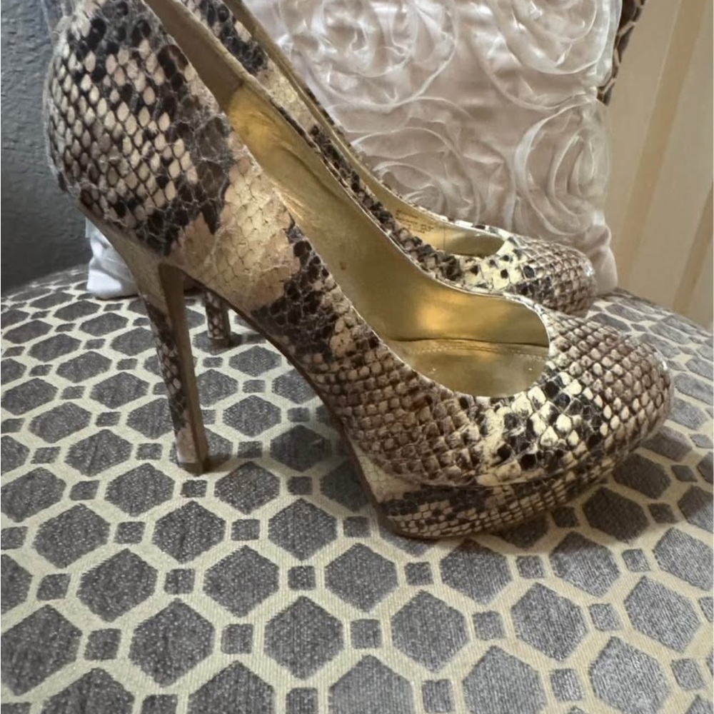 Steve Madden Snakeskin Heels